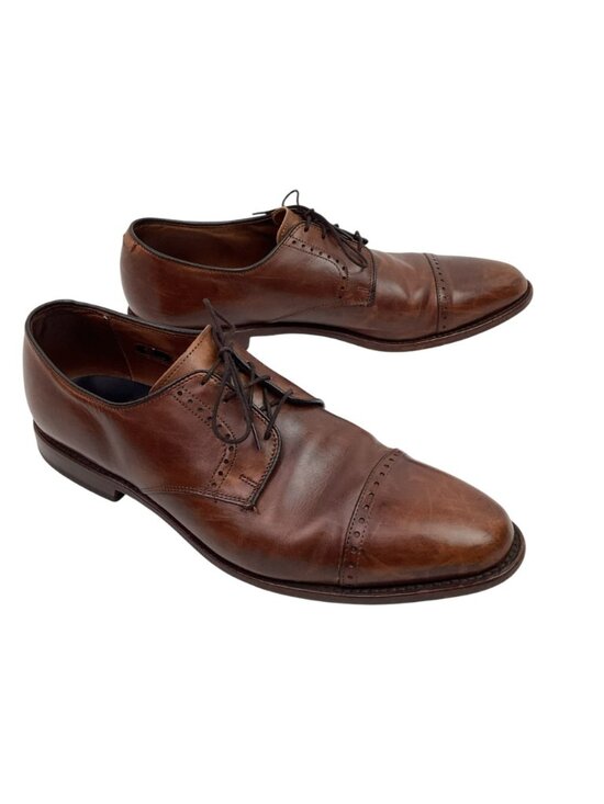 Allen Edmonds Clifton Leather Oxford Captoe Dress Shoes Brown Mens 12 D main image 9